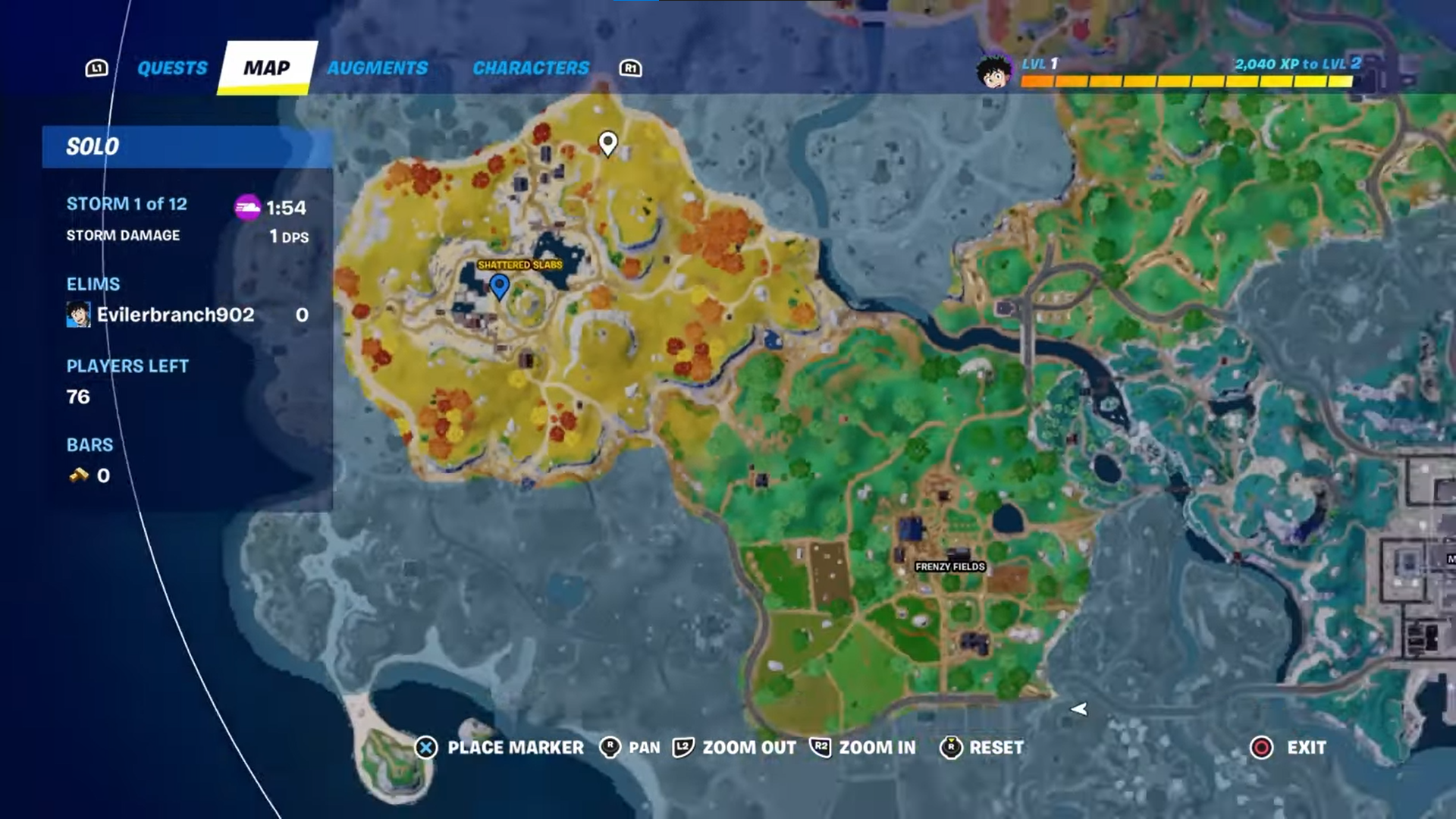 Fortnite Mythic Location 5 attack on titan