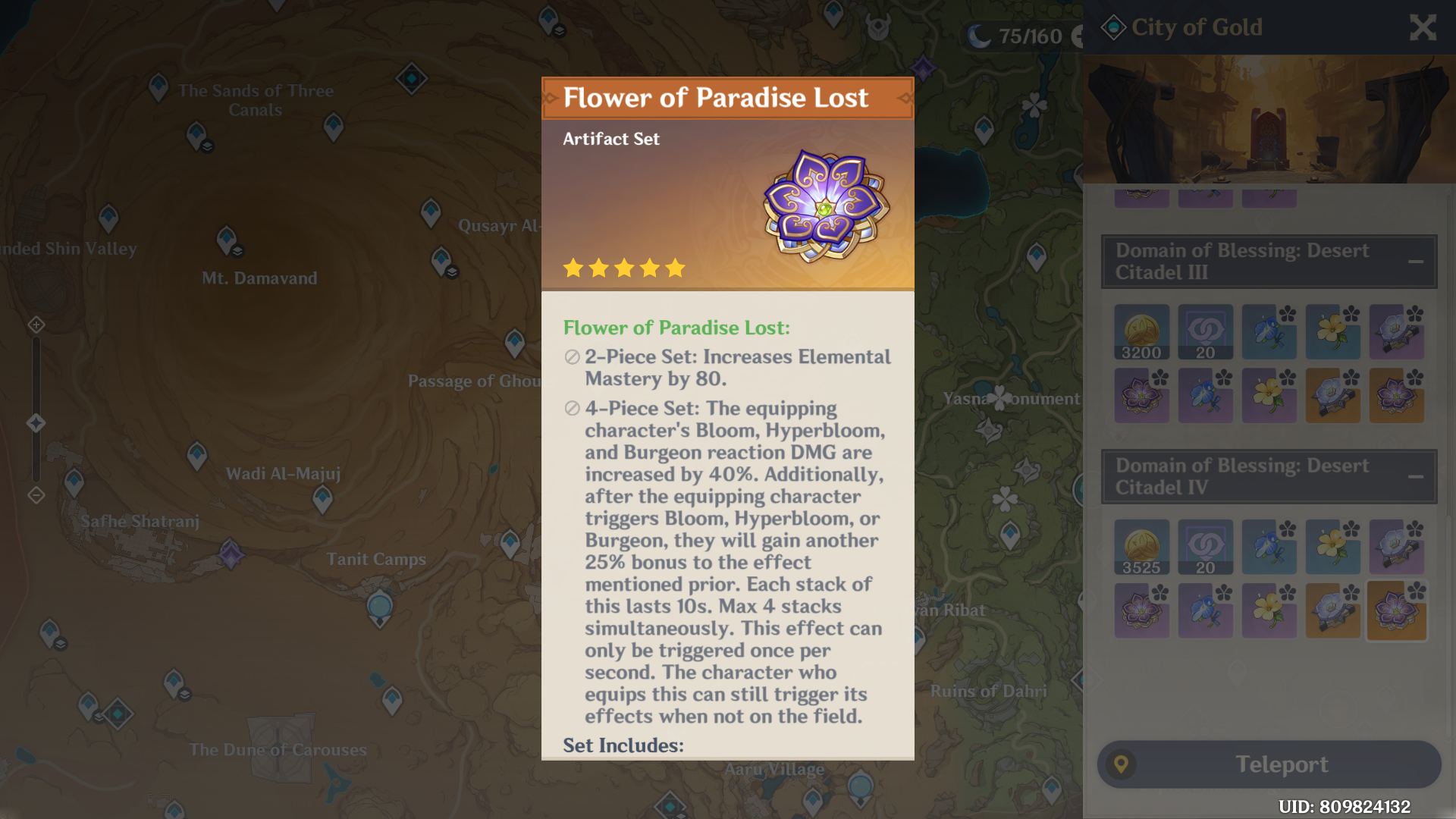 Best 4-Piece artifact set for Nilou