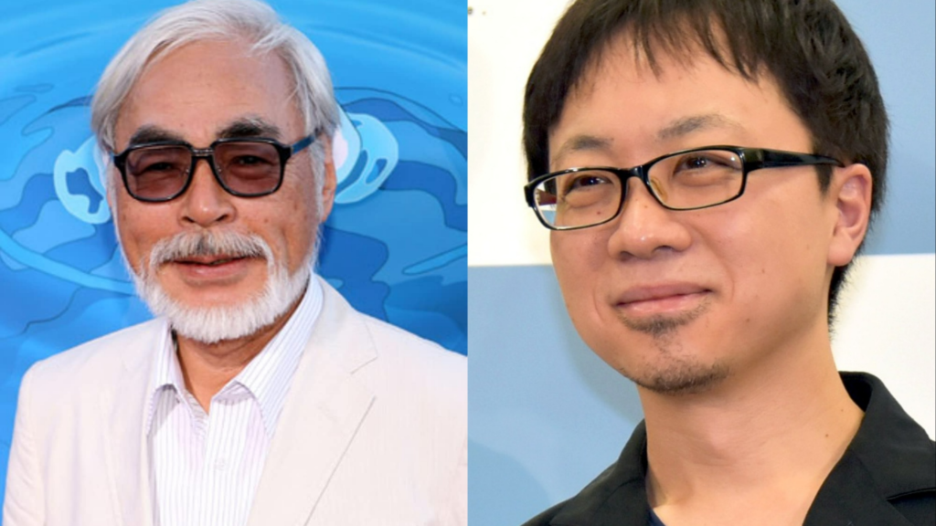 Hayao Miyazaki and Makoto Shinkai