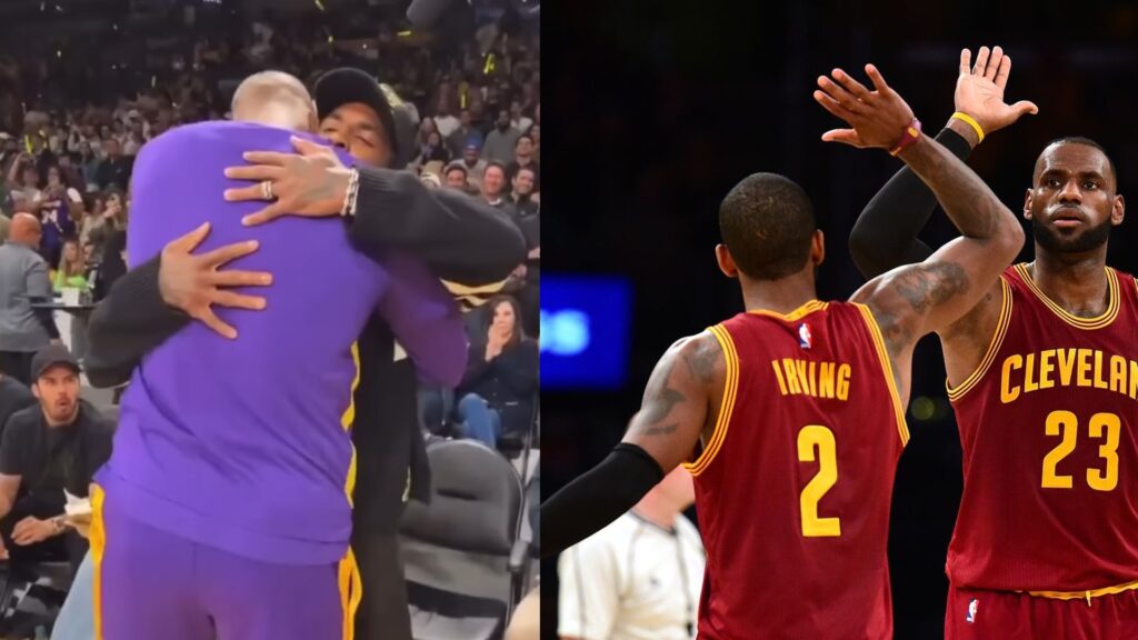 Kyrie Irving and LeBron James reunion