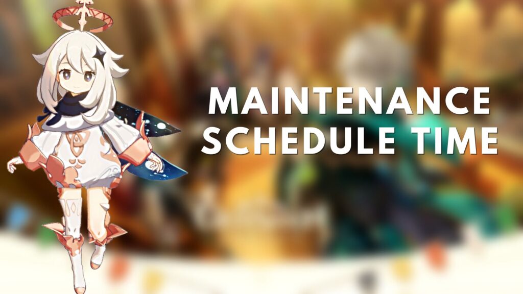 Genshin Impact 3.6 Maintenance schedule time