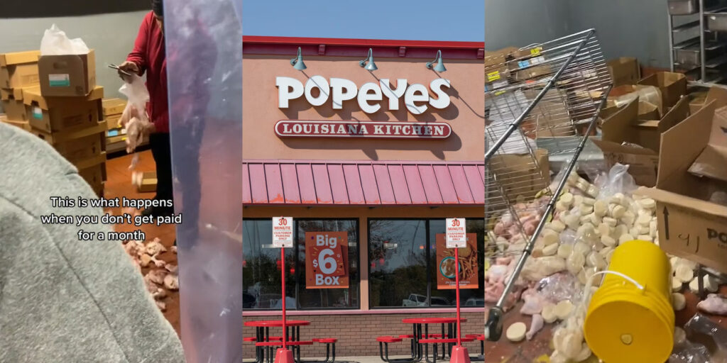 Angry employee destroys Popeye's in Chicago