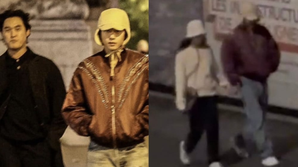 BTS V and Blackpink Jennie Paris image and Video viral
