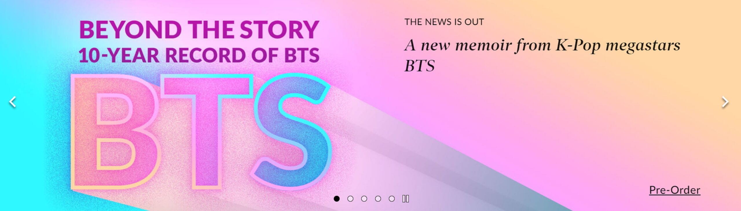 BTS Beyond the Story book, how to pre-order