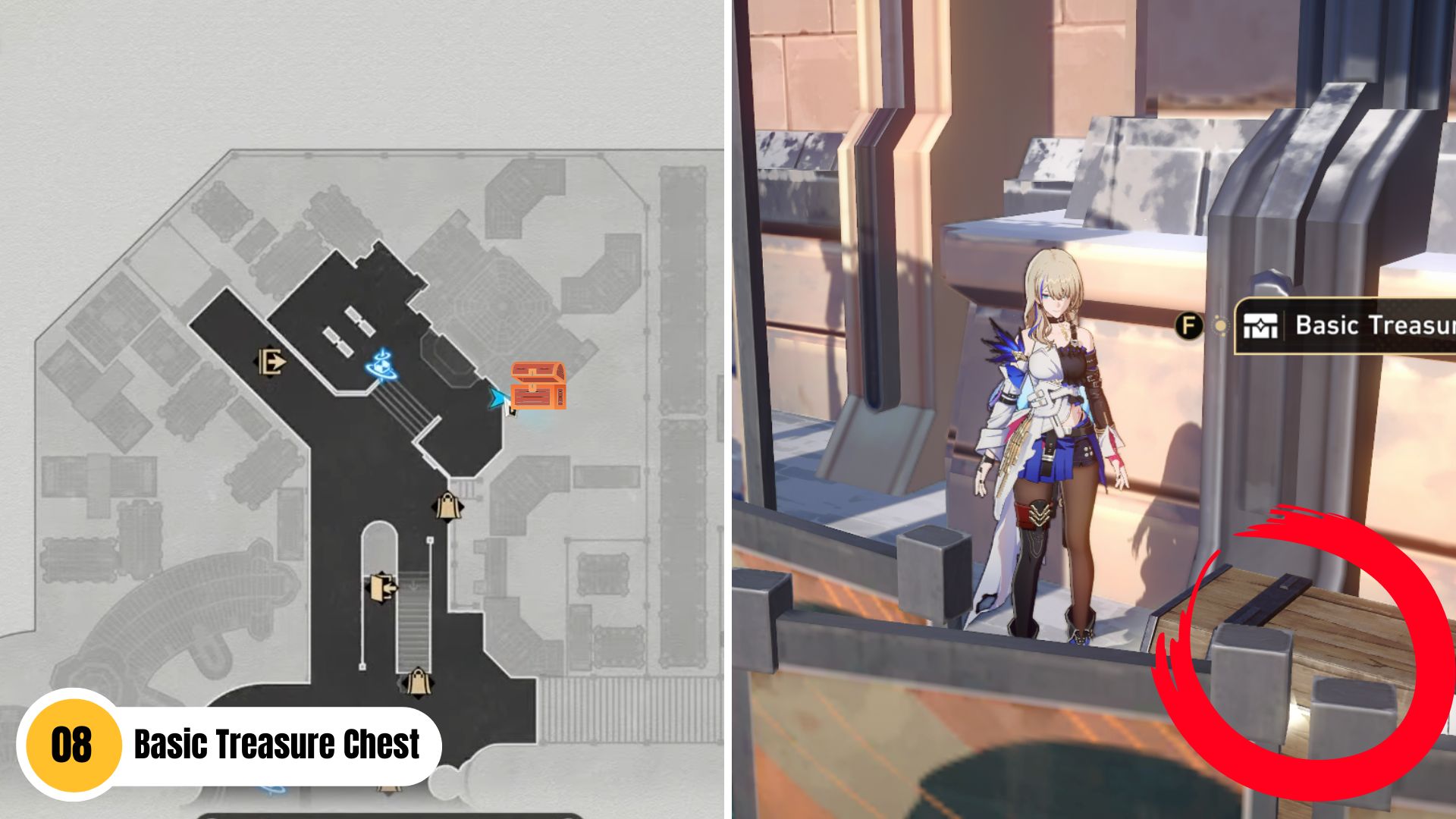 Honkai Star Rail: Chest location - Administrative district 
