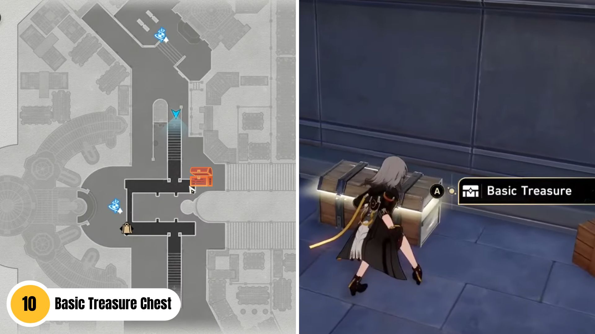 Honkai Star Rail: Chest location - Administrative district 