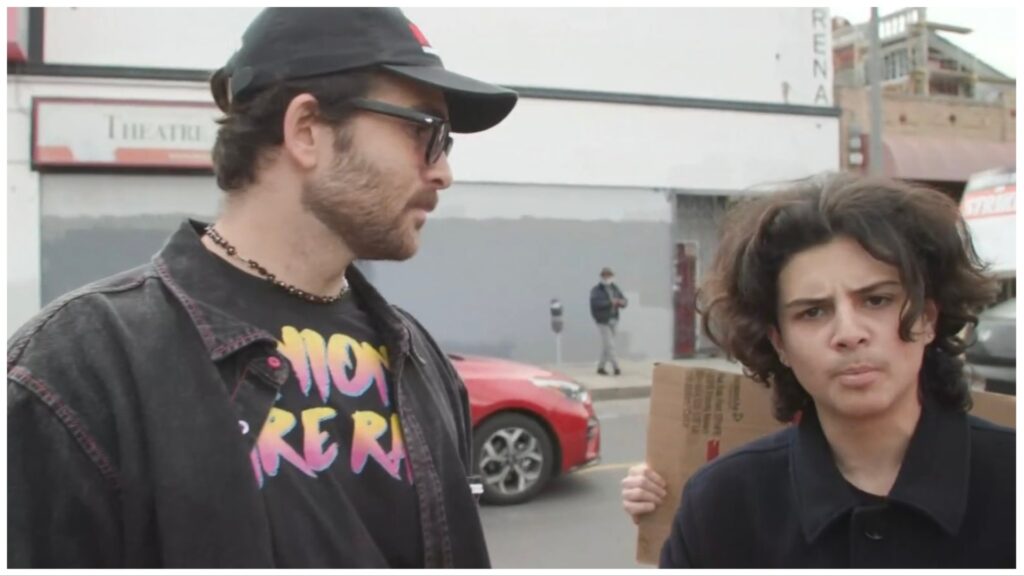Hasan Piker gets interrupted by Matan EVens at WGA strike