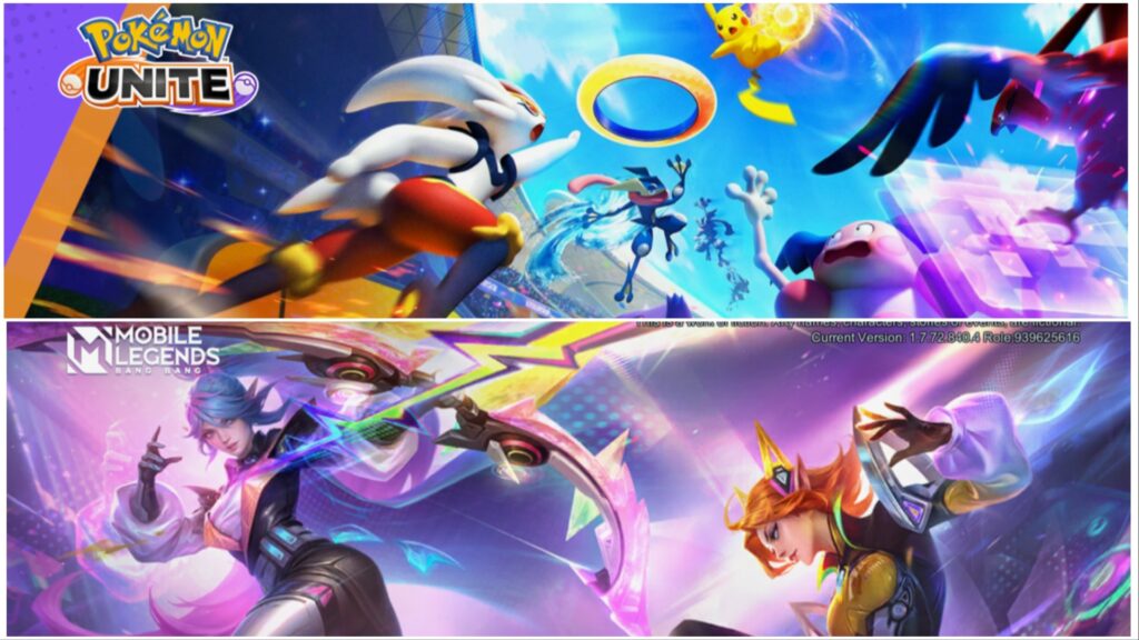 Pokemon Unite, Mobile legends (MOBAs on mobile)