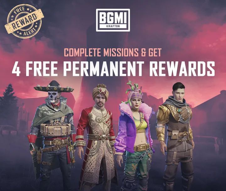 BGMI free skins