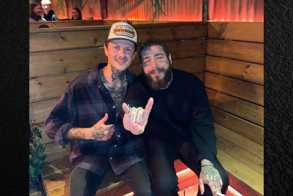 Glassgow Singer Declines Drink from Post Malone; Receives House Deposit Instead