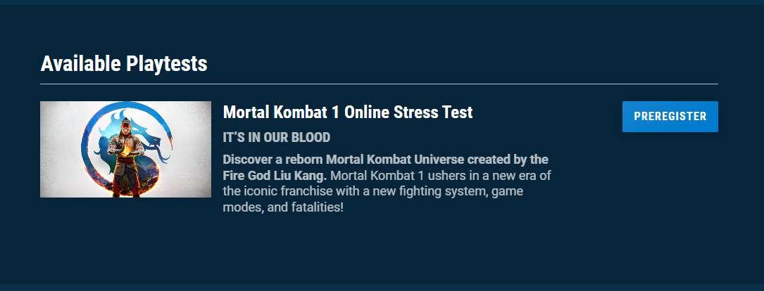 Mortal Kombat 1: Online Stress Test | How to Join - 1