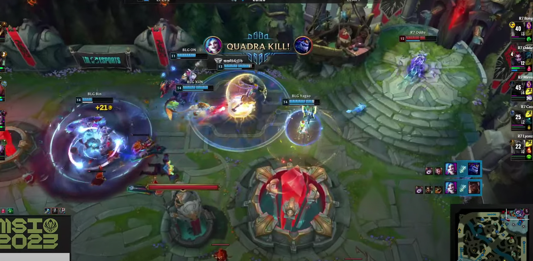 BLG won match 2 against R7, MSI 2023