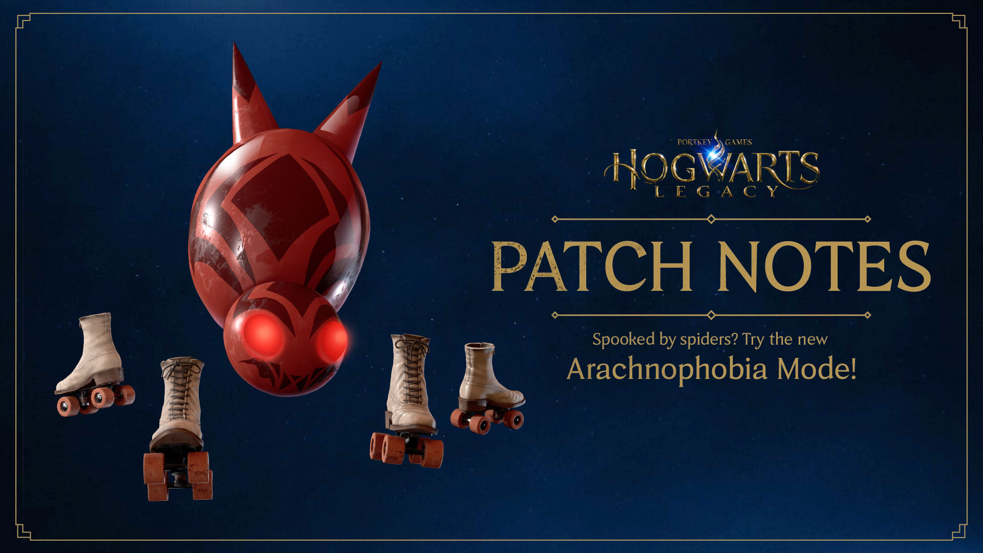 Arachnophobia Mode introduced in new update of Hogwarts Legacy 