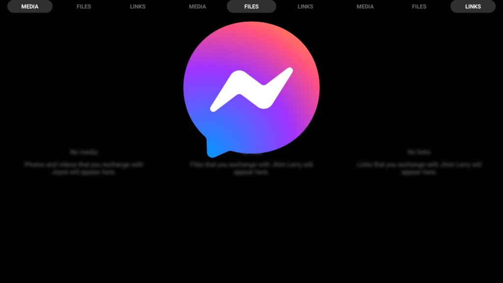 Facebook: Messenger App | Files and Media Gone
