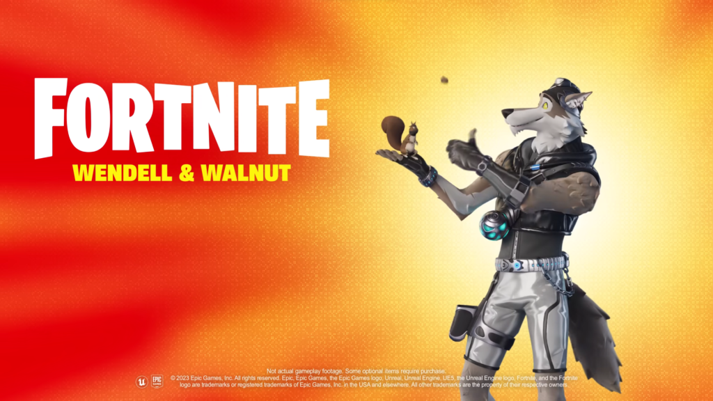 Wendell and Walnut, new skin in Fortnite