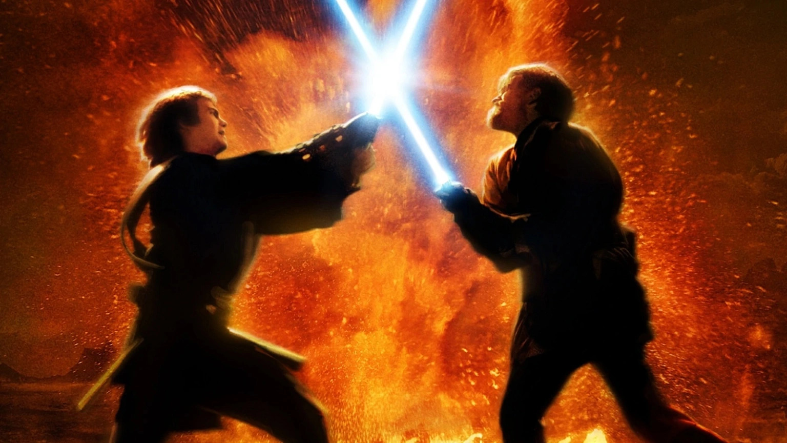 Anakin and Obi wan use Force