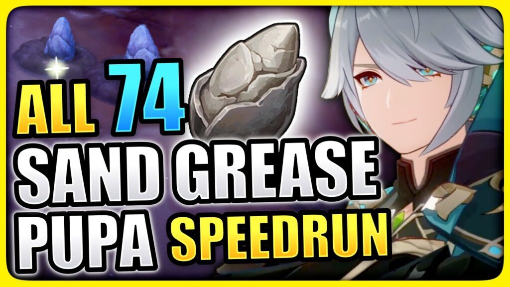 Genshin Impact: Where to farm Sand Grease Pupa | Best Route
