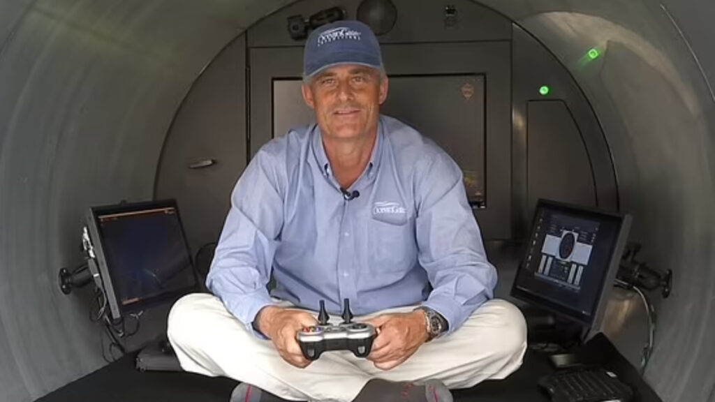 Missing Submarine piloted using playstation controller