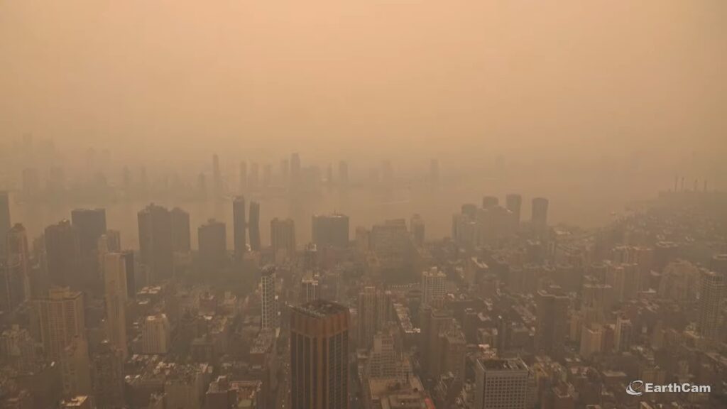 Smoke from Canadian Wildfires reaches USA: Affected Areas