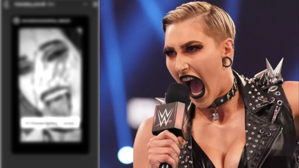 Rhea Ripley WWE superstar Instagram story NSFW
