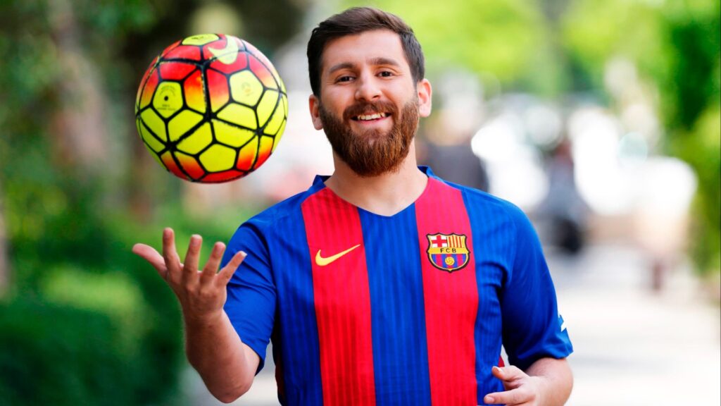 Fake Messi Reza Parastesh 23 women