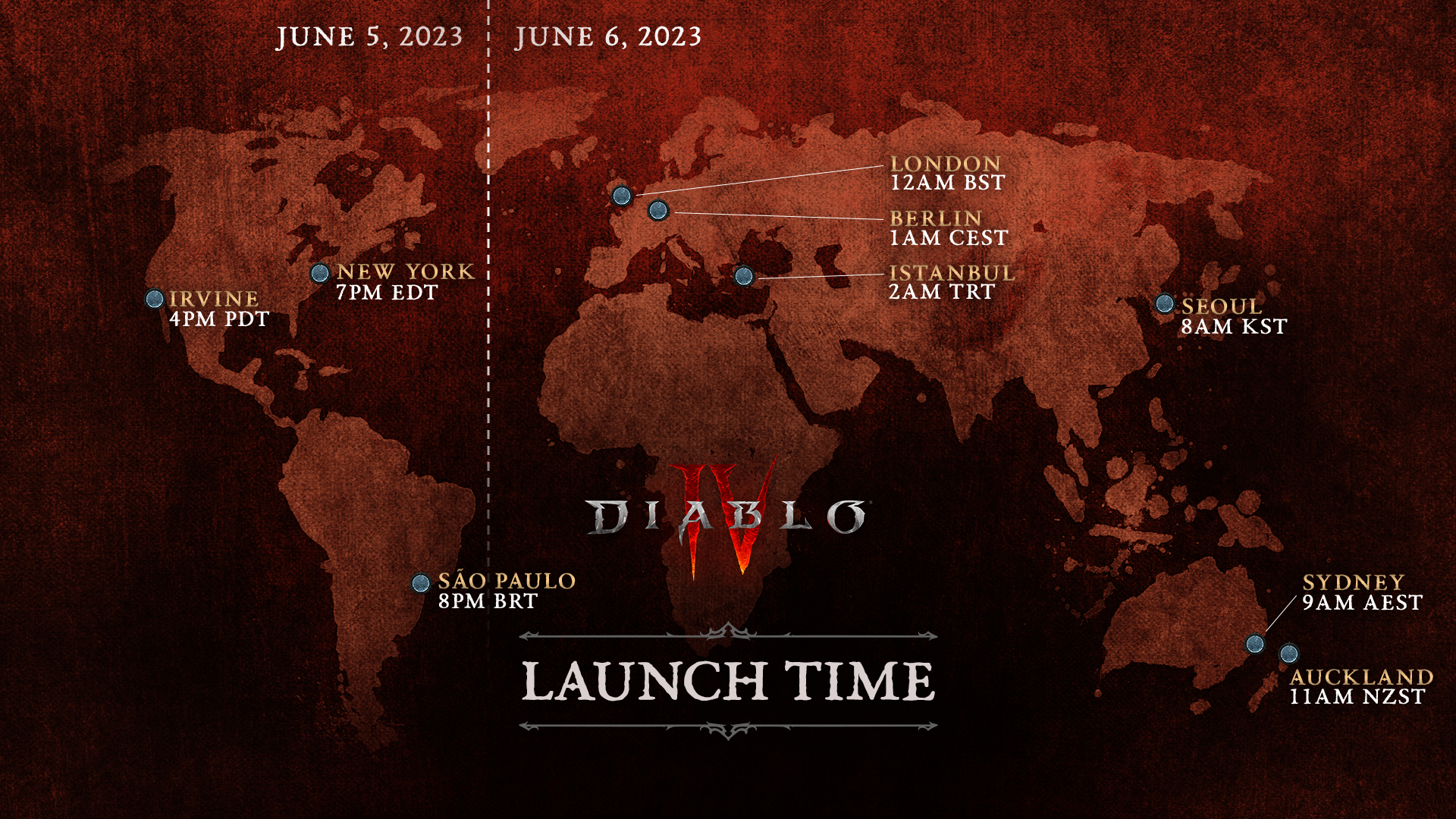 Diablo 4 world launch