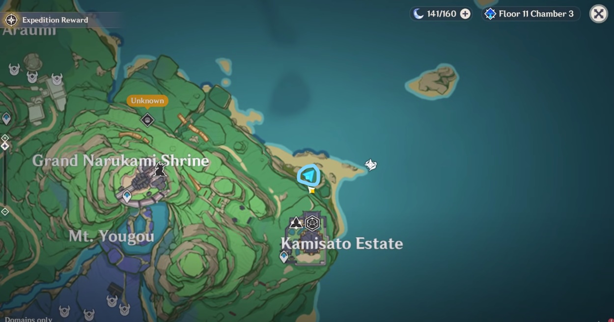 Genshin Impact Cleansing Defilement Map