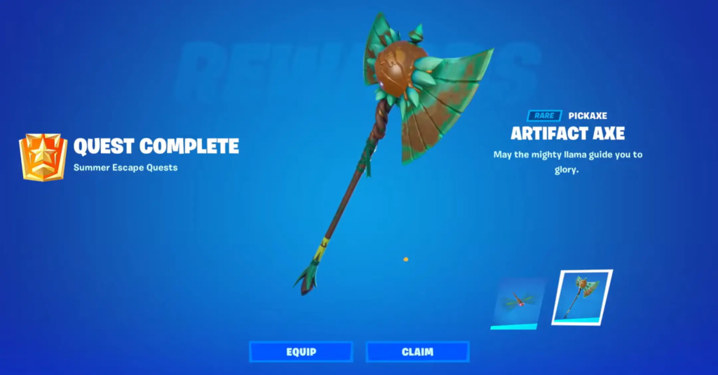 Fortnite: How to Destroy Stones to get Free Pickaxe