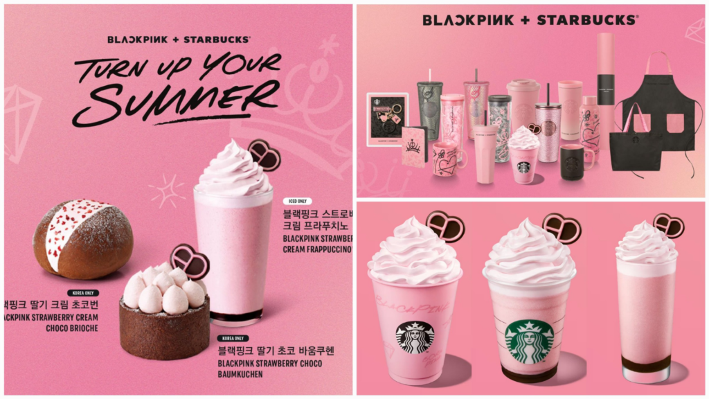 BLACKPINK x Starbucks merch