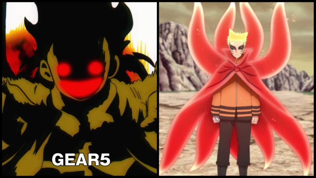 Gear 5 Vs Baryon Mode Is Luffy stronger than Naruto now