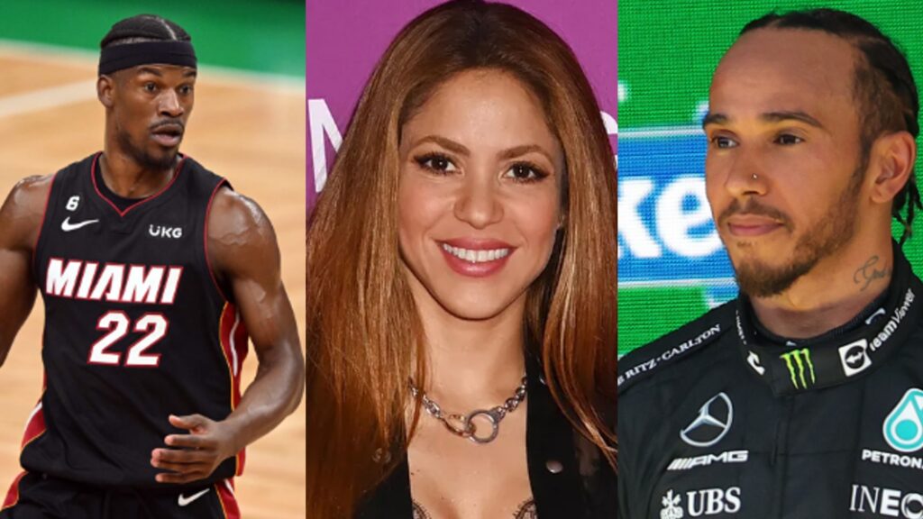 Jimmy Butler x Shakira x Lewis Hamilton