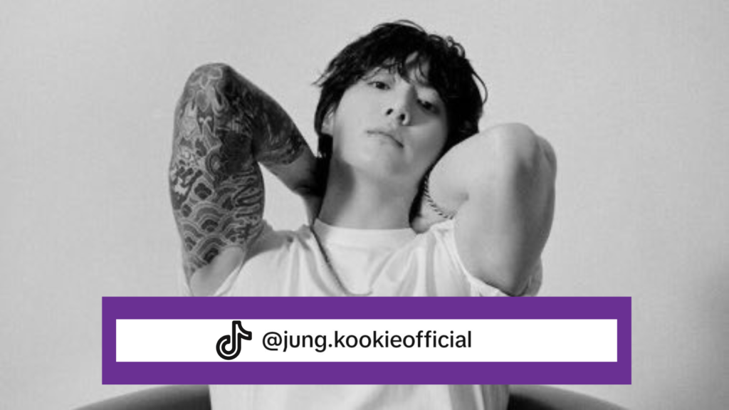 Does BTS Jungkook have a personal TikTok account?