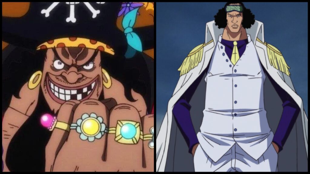 Kuzan and Blackbeard