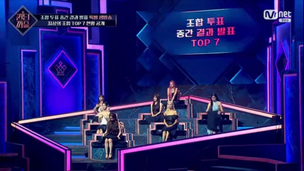 Queendom Puzzle name, elimination, and top 7