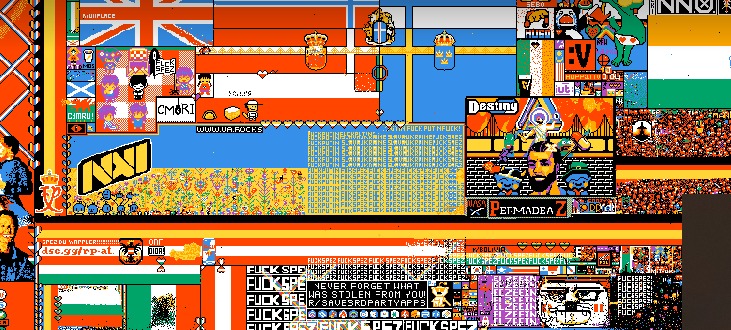 Reddit rPlace Who is 'spez' Protest Art explained - Featured