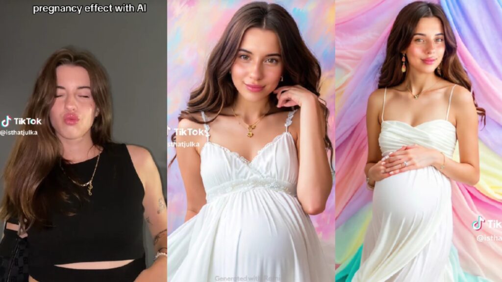 TikTok: Viral AI Pregnant Filter | How to Get