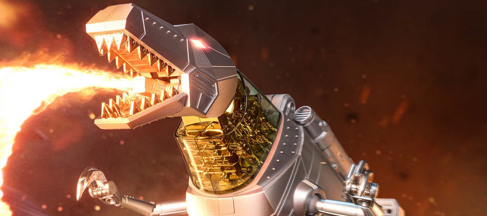 Transformers grimlock t-rex