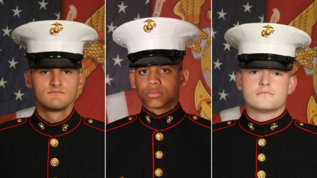 Three US Marines carbon monoxide poisoning