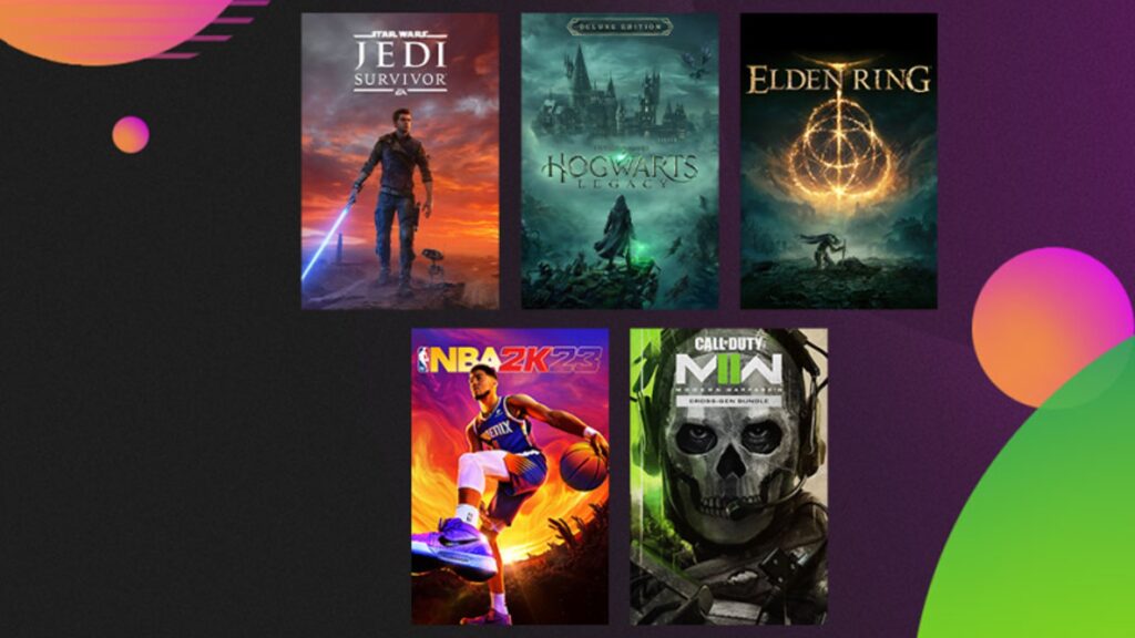 top 5 games in microsoft game sale 2023
