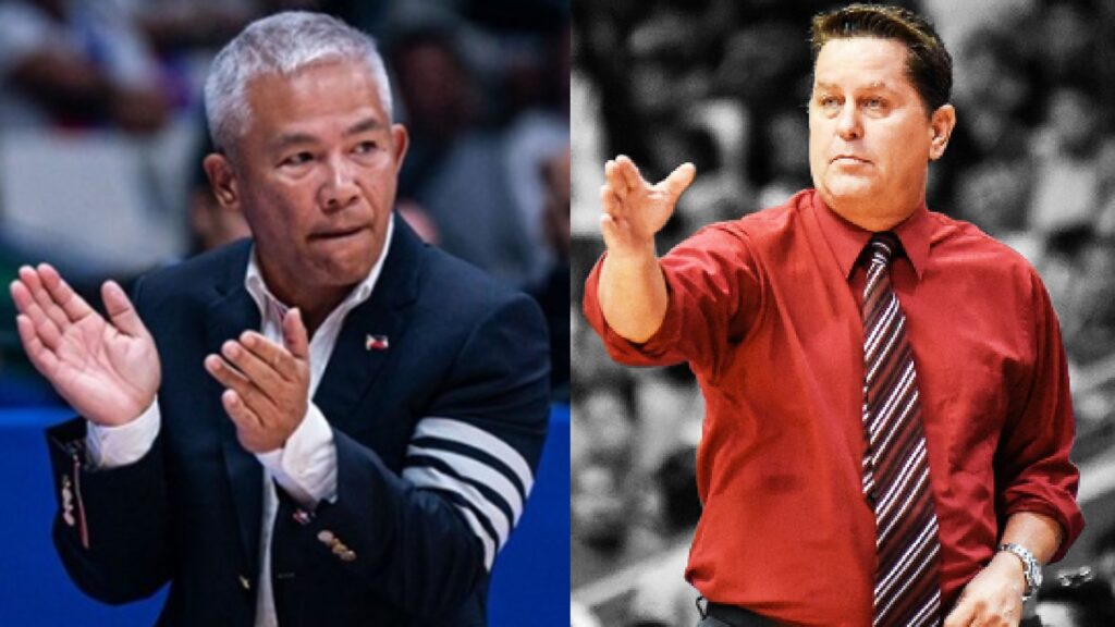 Chot Reyes and Tim Cone