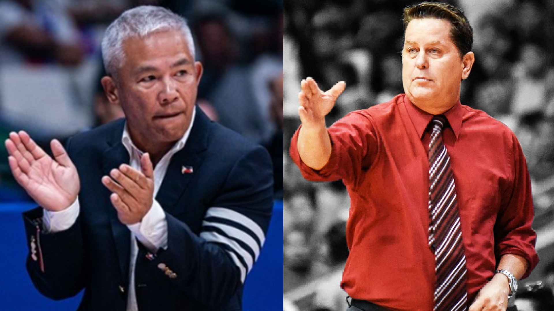 Chot Reyes and Tim Cone