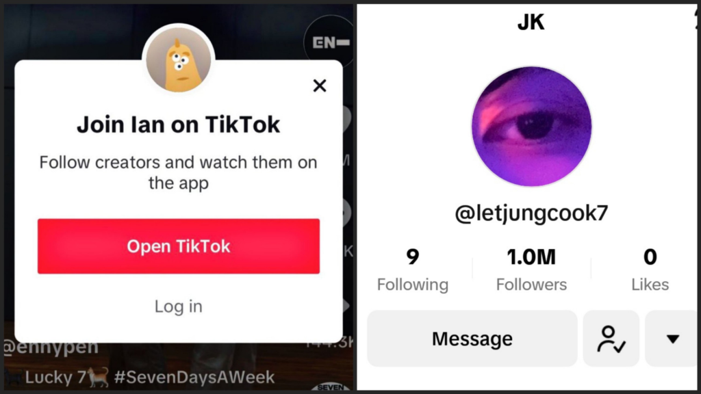 Who is Ian, Jungkook leak his TikTok account