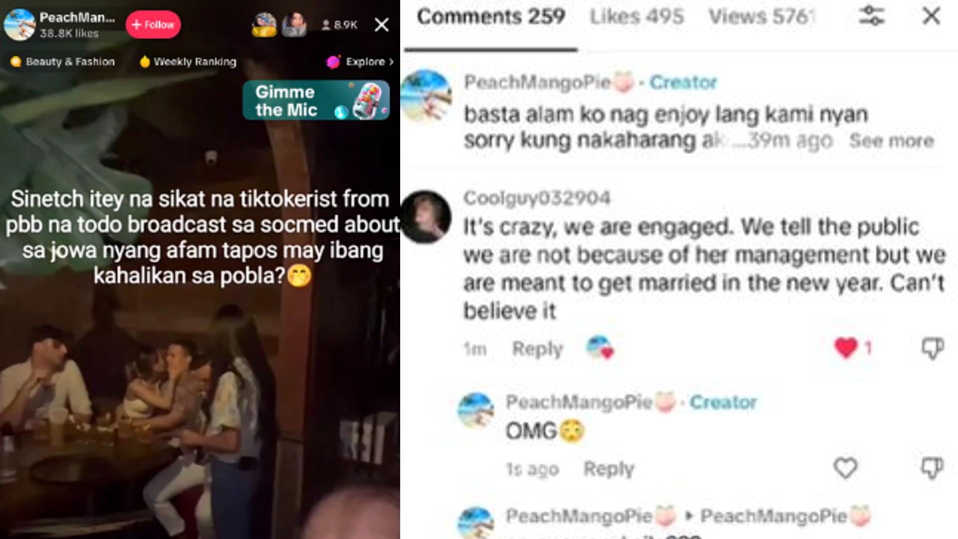 Lie Reposposa alleged cheating video goes viral 2