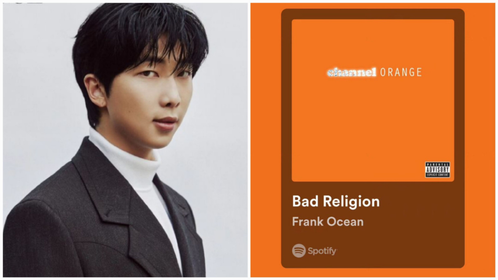 BTS RM receives backlash for sharing Frank Ocean's Bad Religion