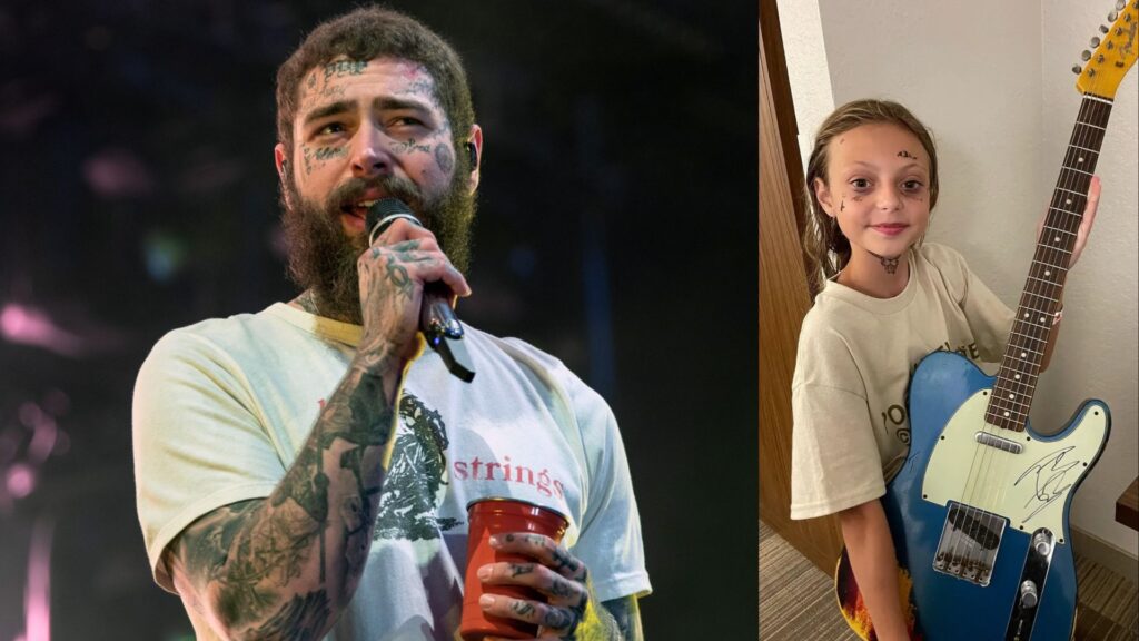 Post Malone gift guitar fan Tampa