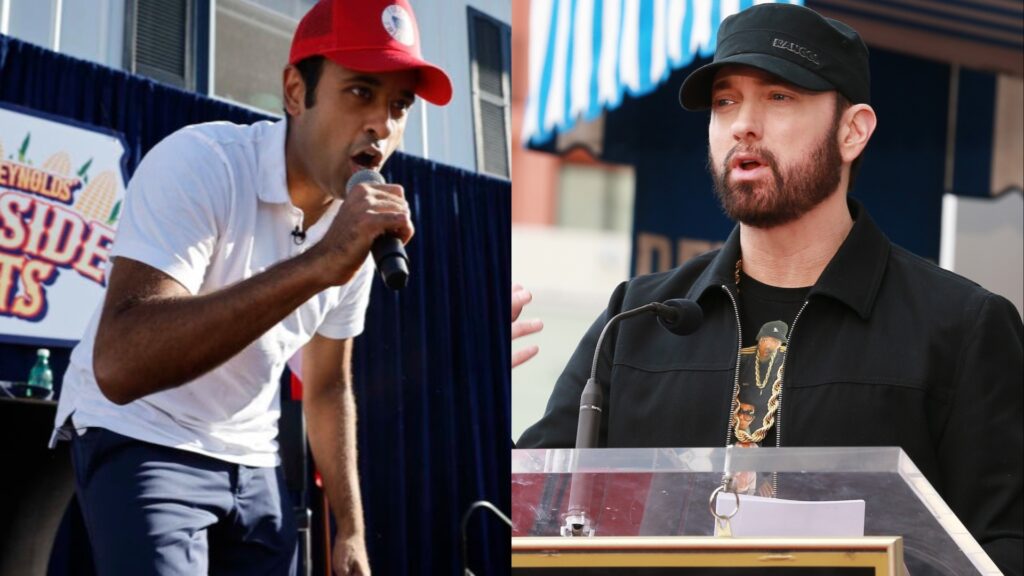 Vivek Ramaswamy Eminem Lose Yourself rap