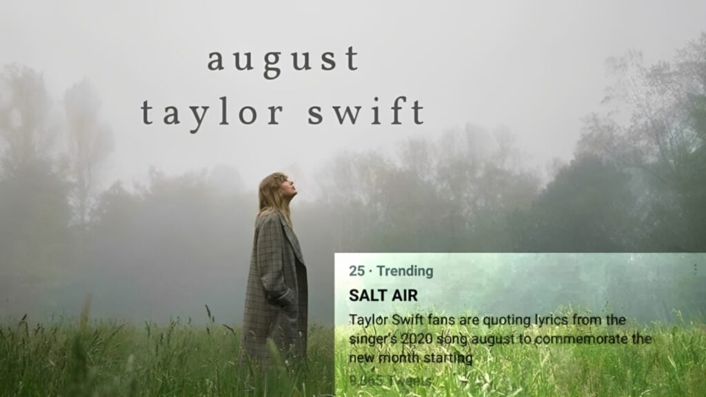 Taylor Swift Salt Air August