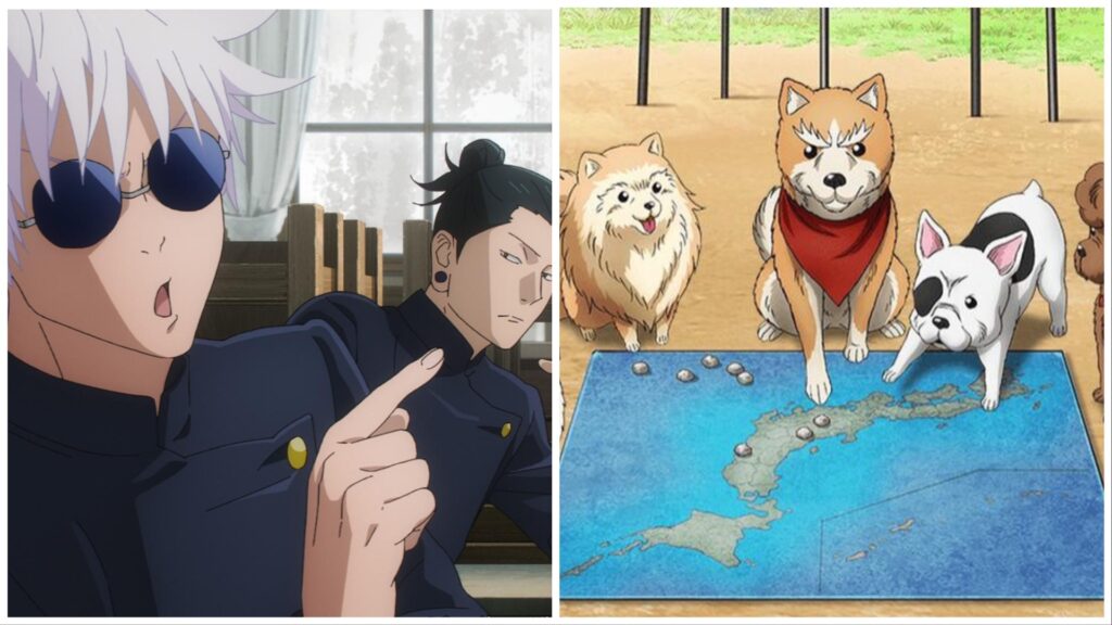 Jujutsu Kaisen characters as dogs