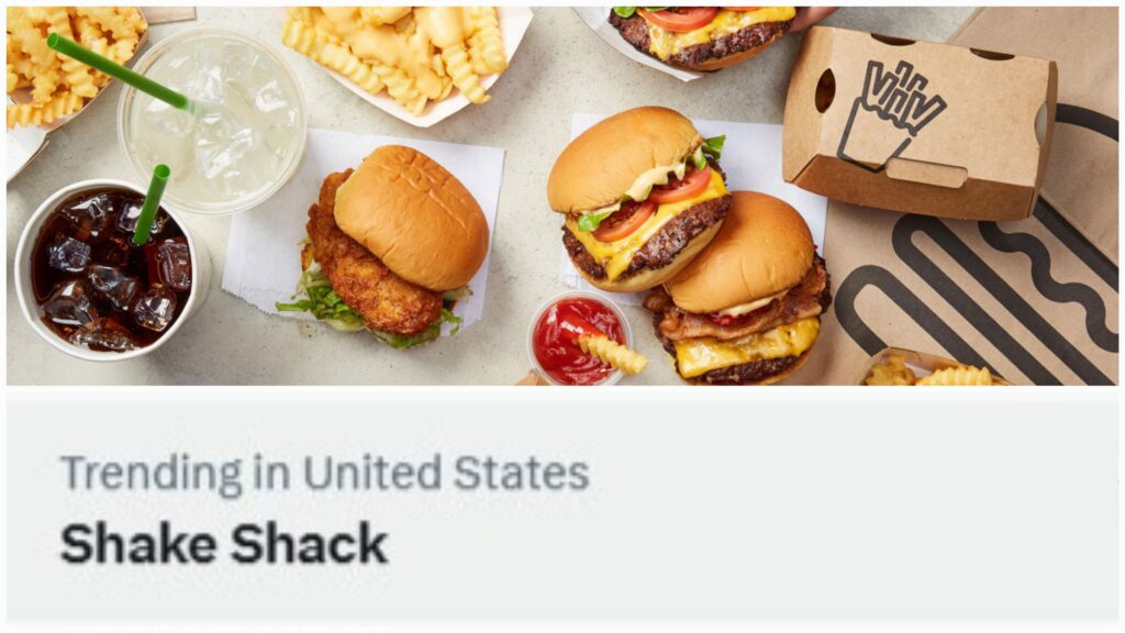 Why is Shake Shack trending on Twitter?