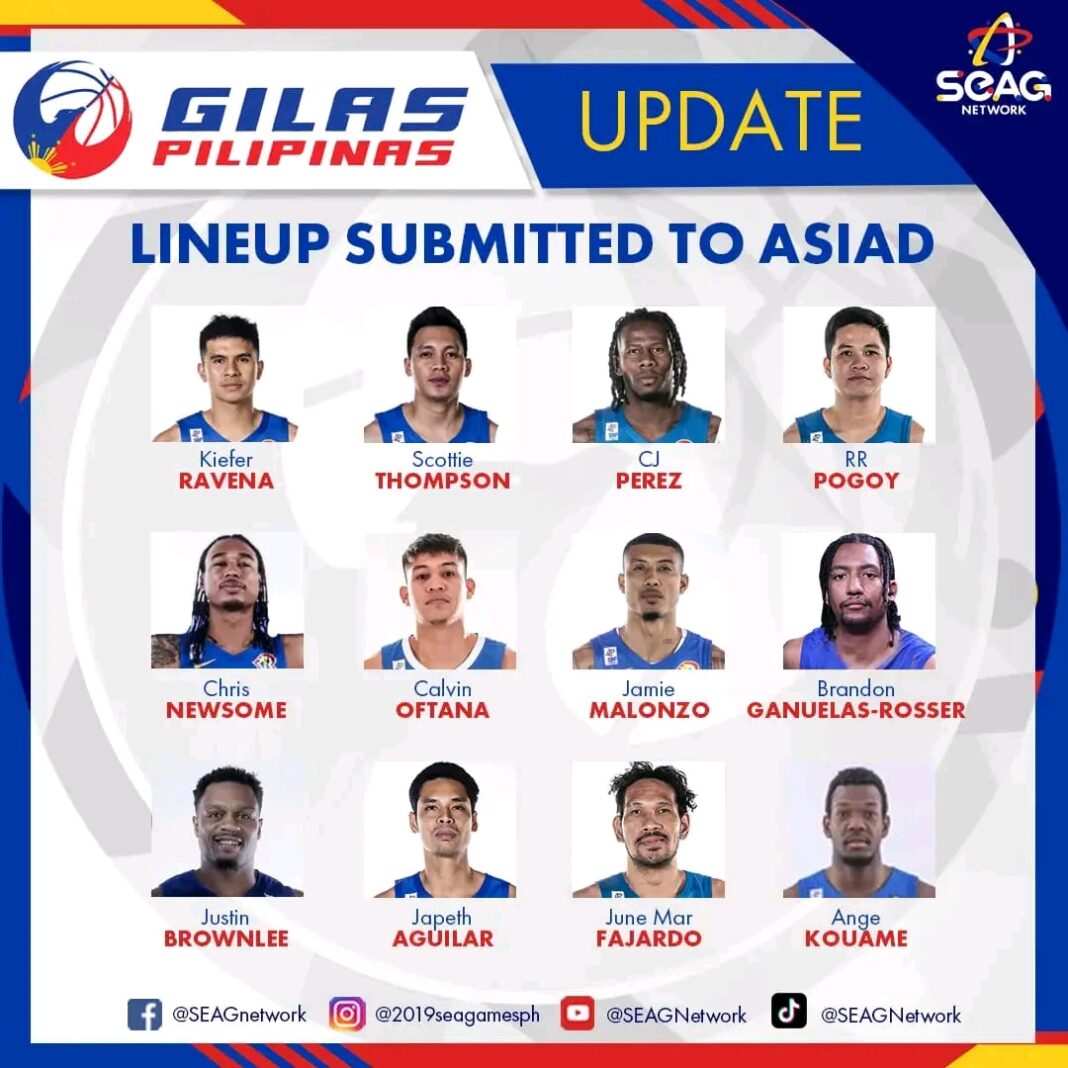 Gilas Pilipinas roster for Asian Games revealed | From coaches to ...